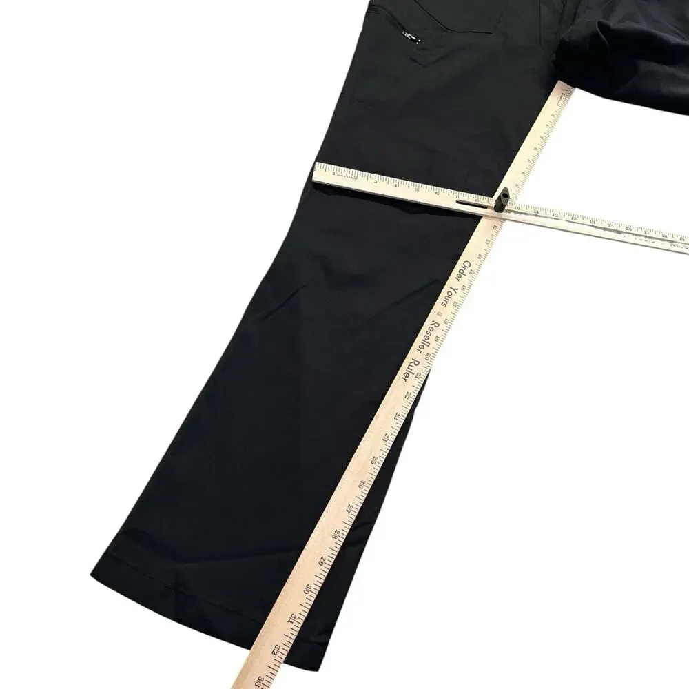 Wrangler Outdoor Men’s Black Pants 36x34 Nylon Stretch Hiking Utility